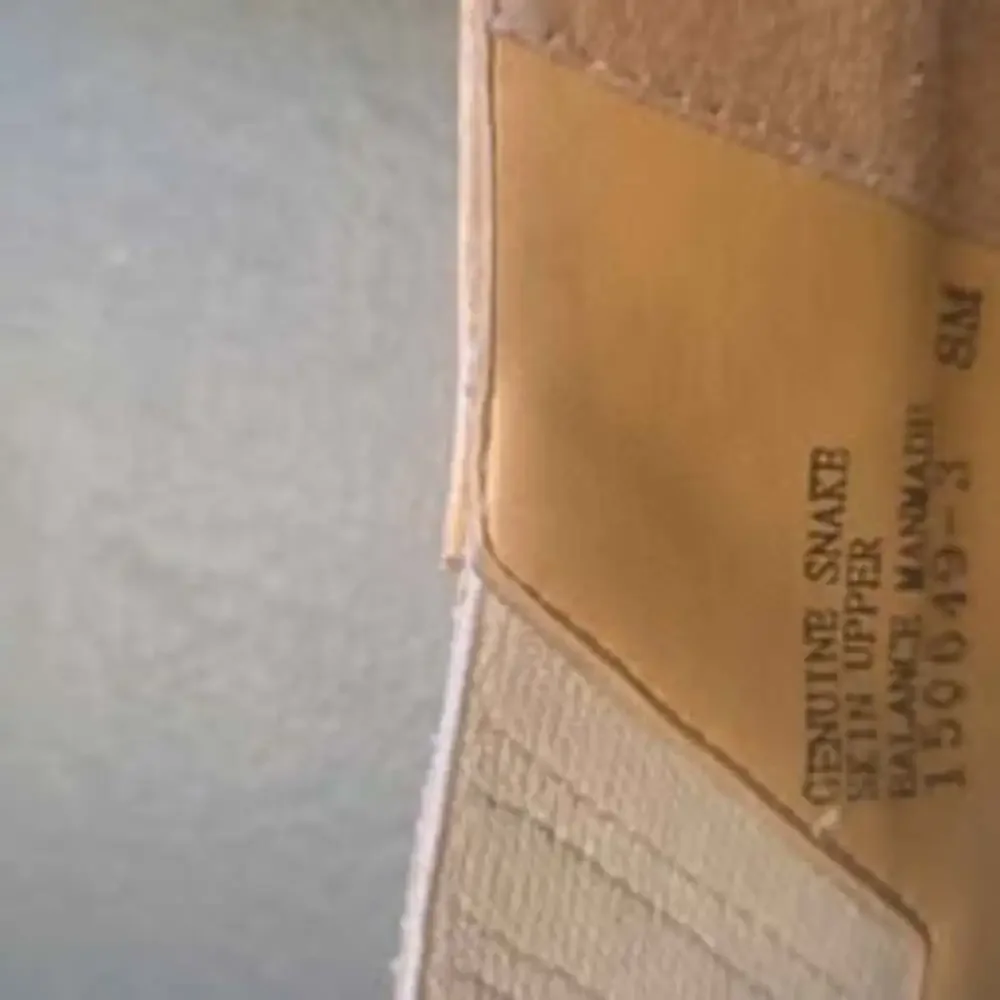 Giorgio Brutini Snake Skin Shoes Cream Mens 8M - Used